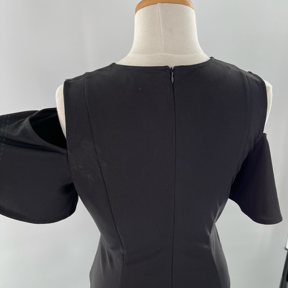 The Limited Dress Cold Shoulder Black Medium Stretch and Shimmer - Picture 7 of 9